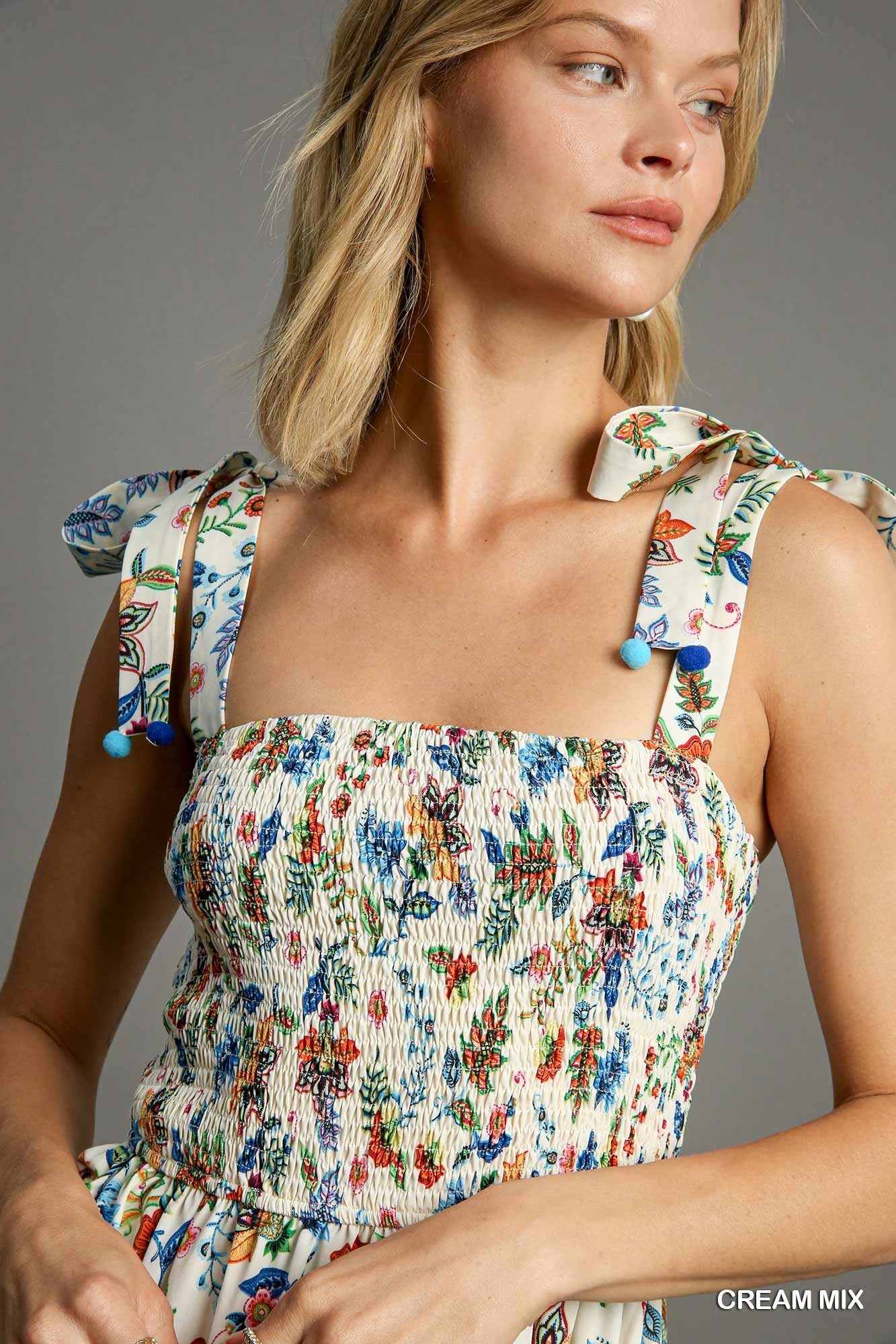 Floral midi dress