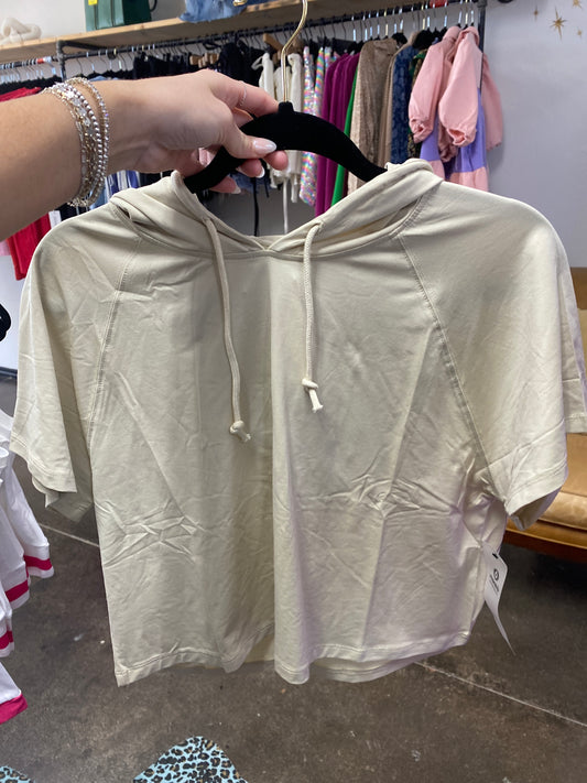 Hoodie Tee in Oatmilk