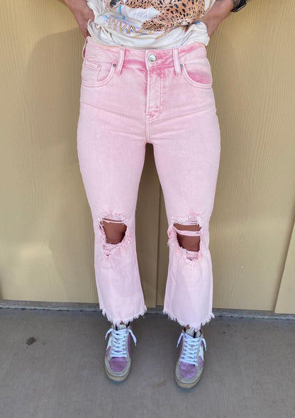 Pink Risen Jeans