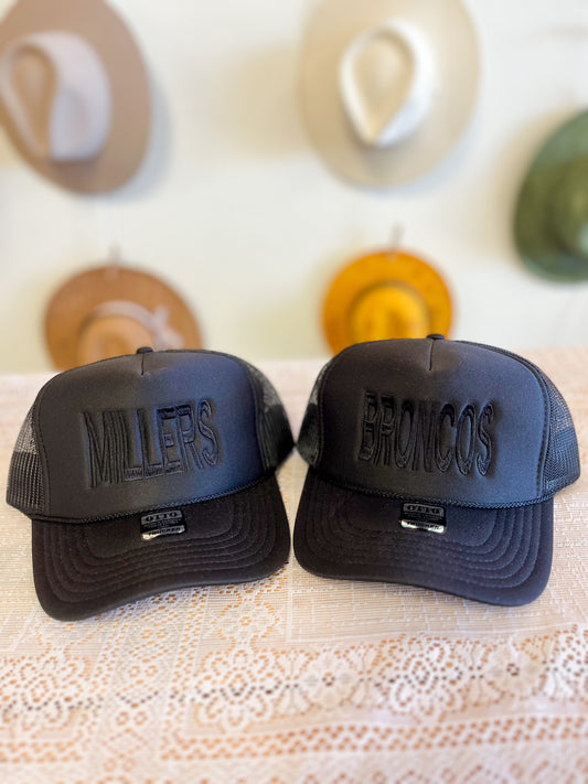Millers / Broncos Trucker Hats