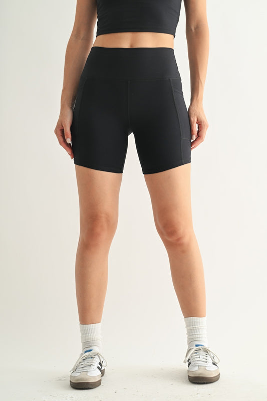 Sculpt Biker Shorts in Black