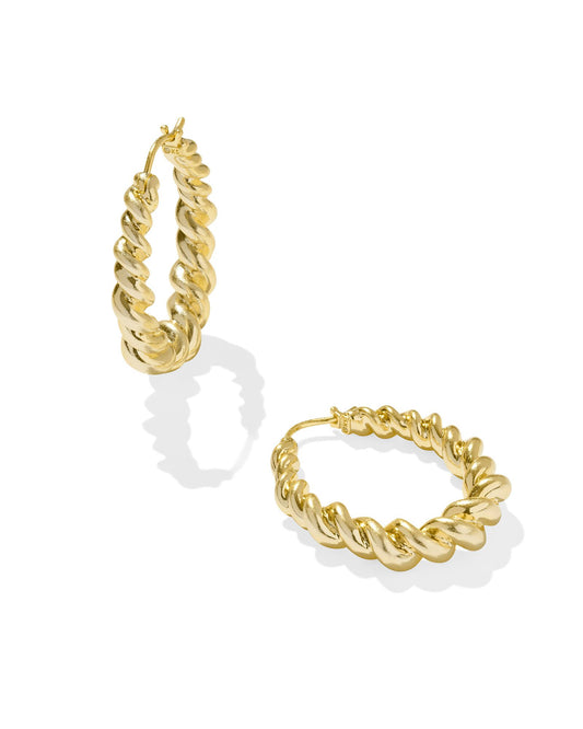 HAISLEY HOOP EARRINGS GOLD