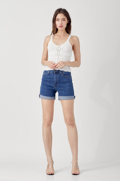 HIGH RISE SHORTS