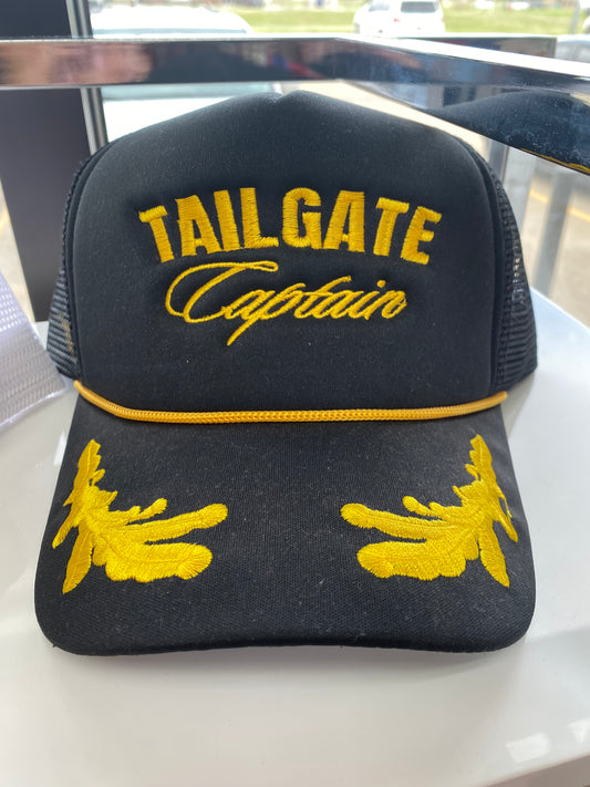 Black “tailgate captain”