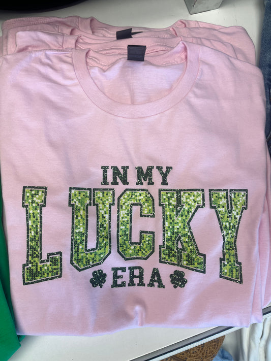 Pink “In My Lucky Era” Tee